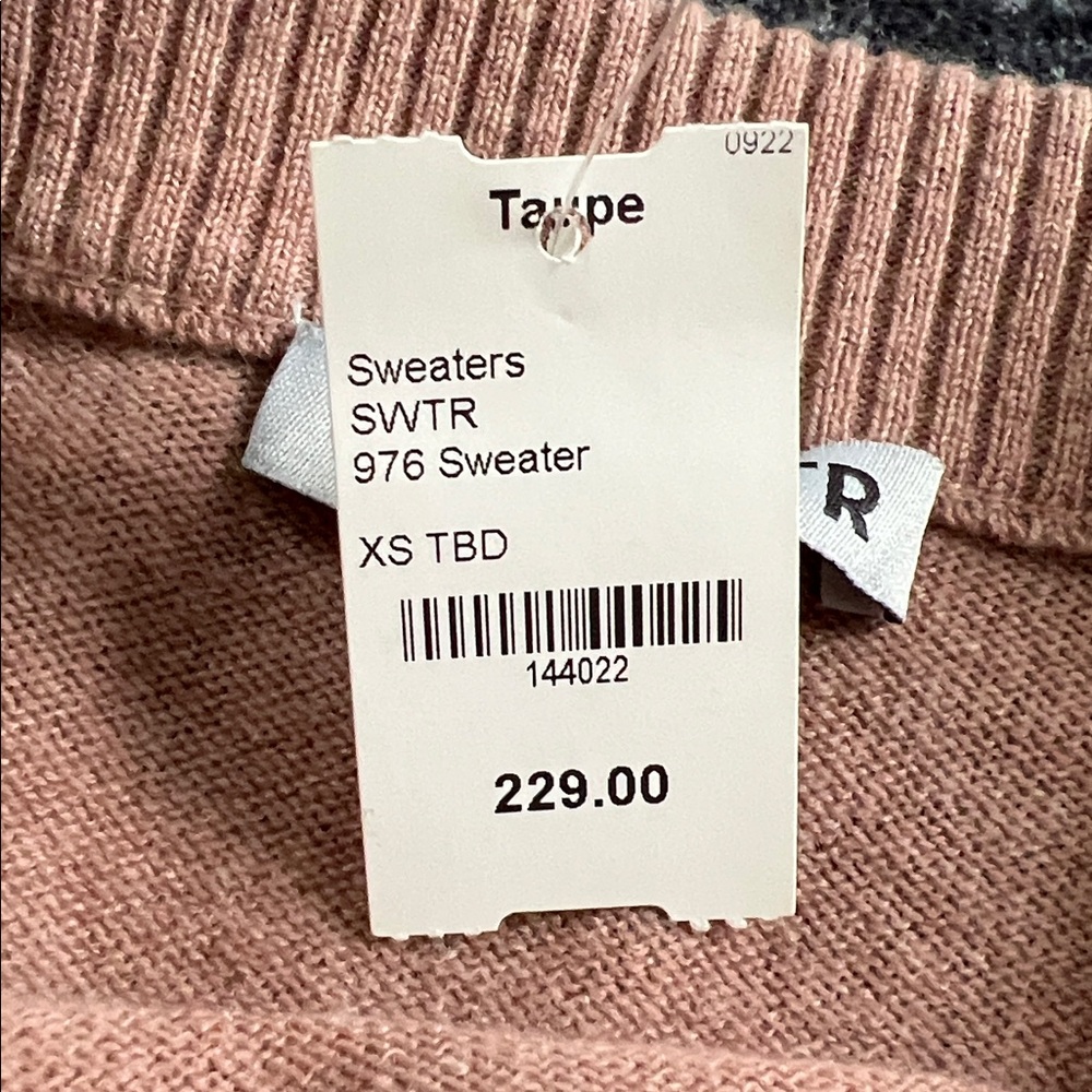 SWTR Off-the-Shoulder Wool/Cashmere Sweater - Picture 5 of 6